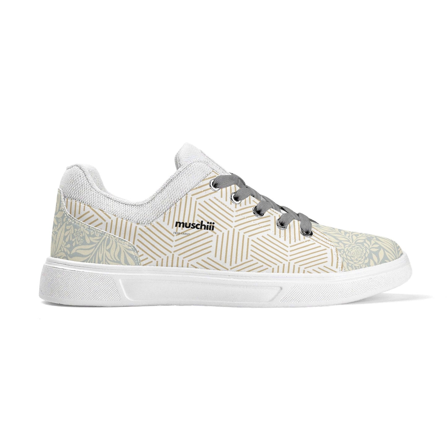 Unisex Lightweight Brand Low Top PU Mesh Sport Shoes