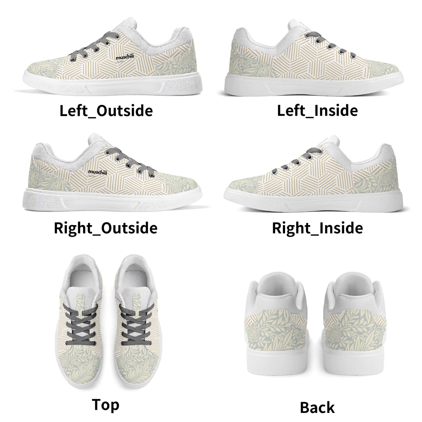 Unisex Lightweight Brand Low Top PU Mesh Sport Shoes