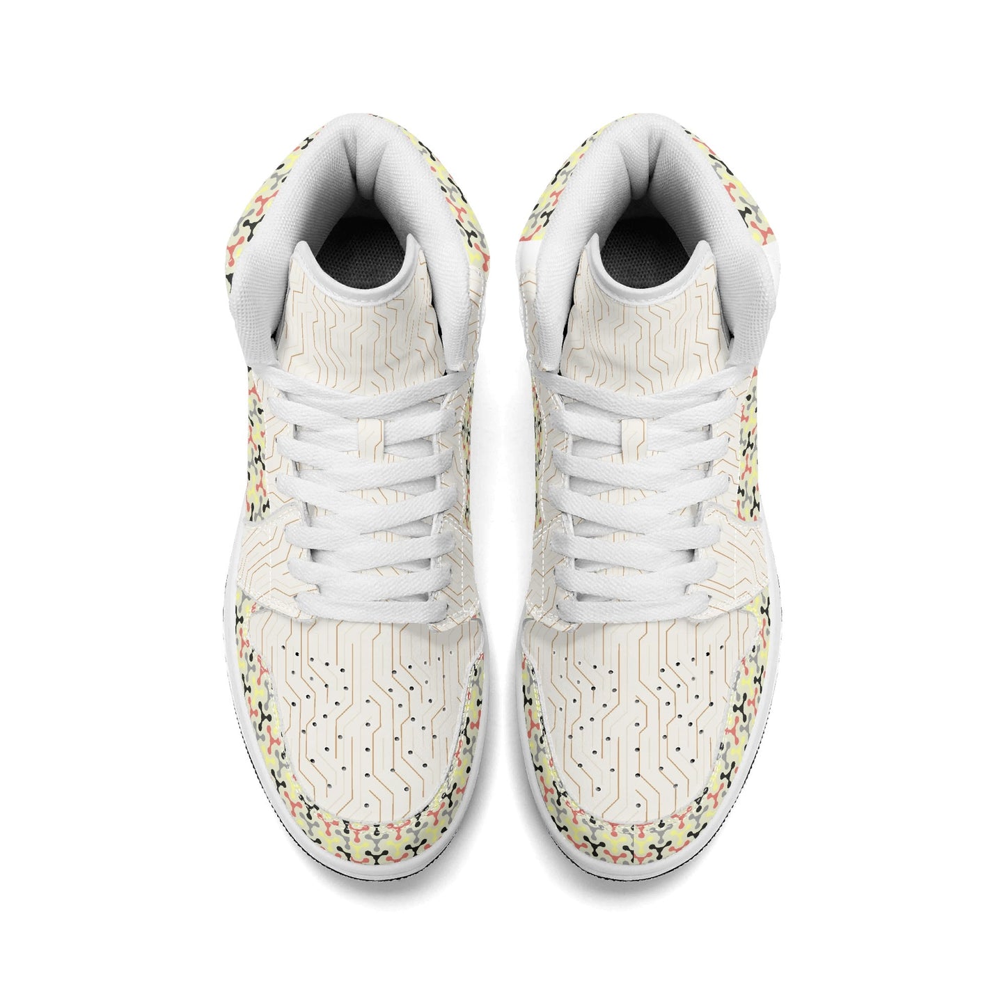 Womens Waterproof PU Leather Sneakers - Chic Retro Style & Comfort