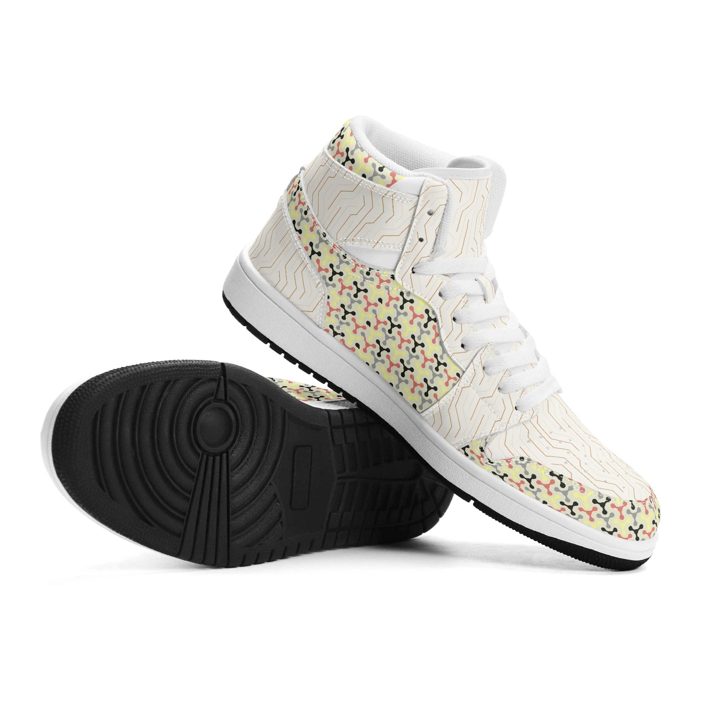 Womens Waterproof PU Leather Sneakers - Chic Retro Style & Comfort
