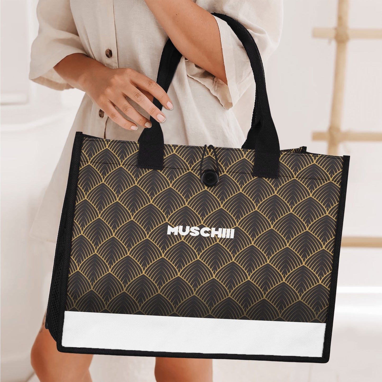 Lifestyle premium Three-Layer Travel Tote Bag - Large capacity for daily essentials