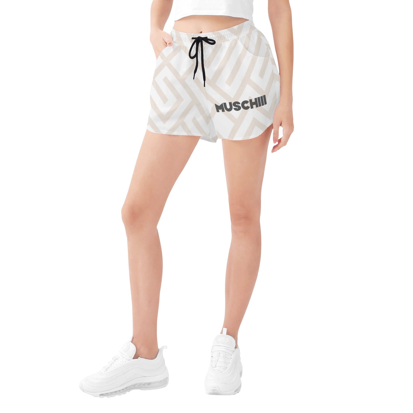 Comfortable Womens Casual Shorts for Beach and Workout - Adjustable Fit, 2-Way Stretch Design