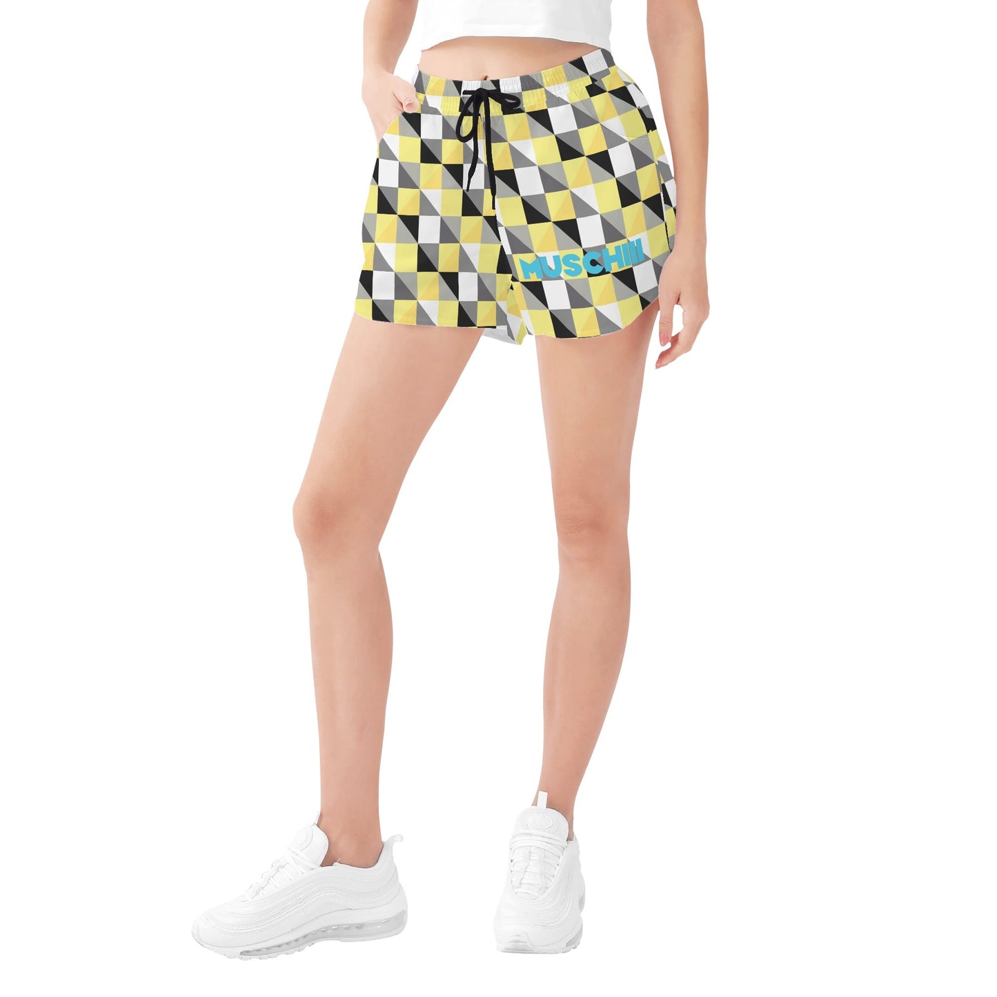 Adjustable Drawstring Womens Shorts for Active Lifestyle & Leisure