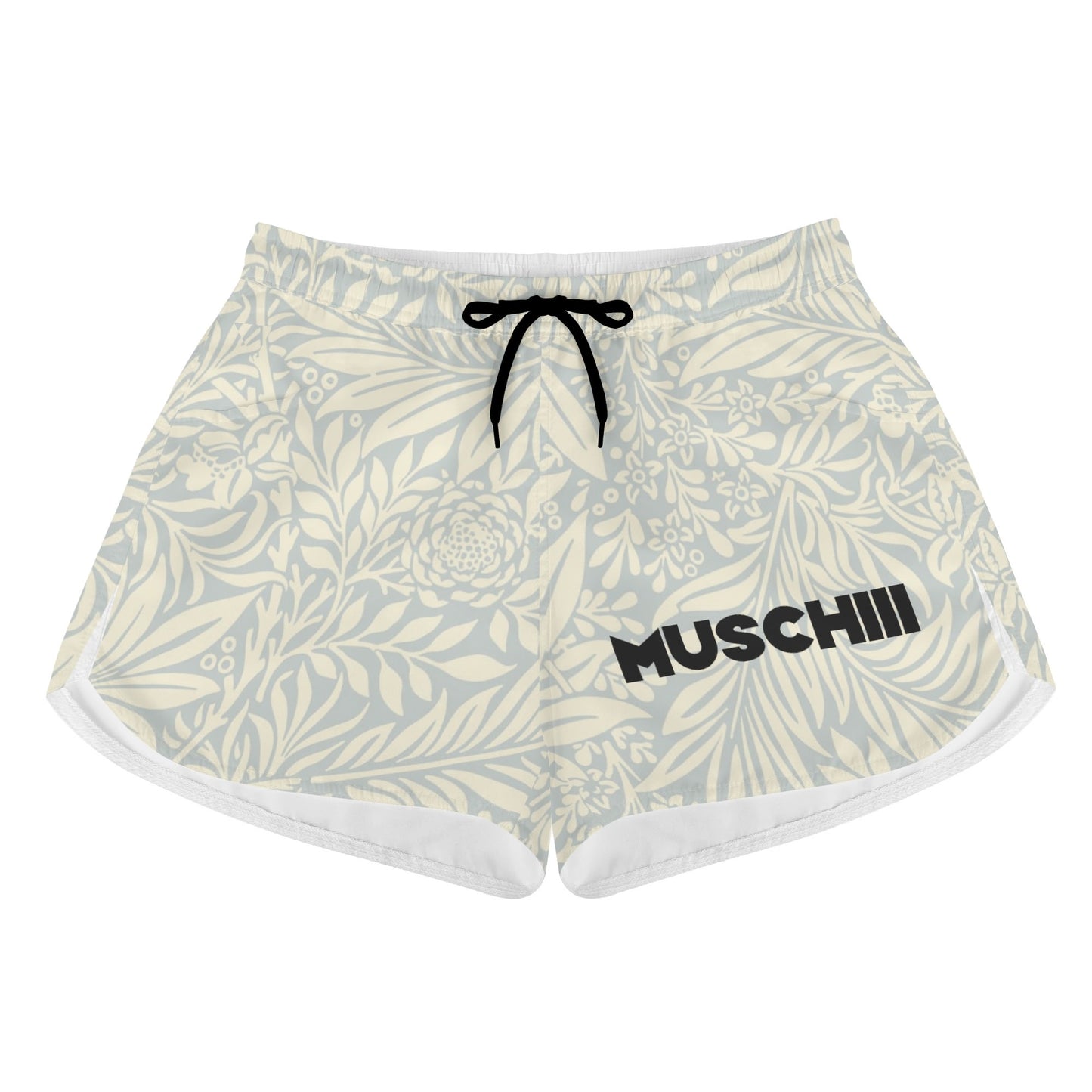 Womens Polyester Beach Shorts with Drawstring Waist - Perfect for Lounge, Workout & Daily Wear