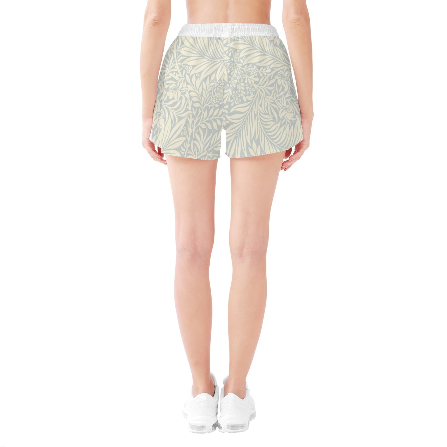 Womens Polyester Beach Shorts with Drawstring Waist - Perfect for Lounge, Workout & Daily Wear