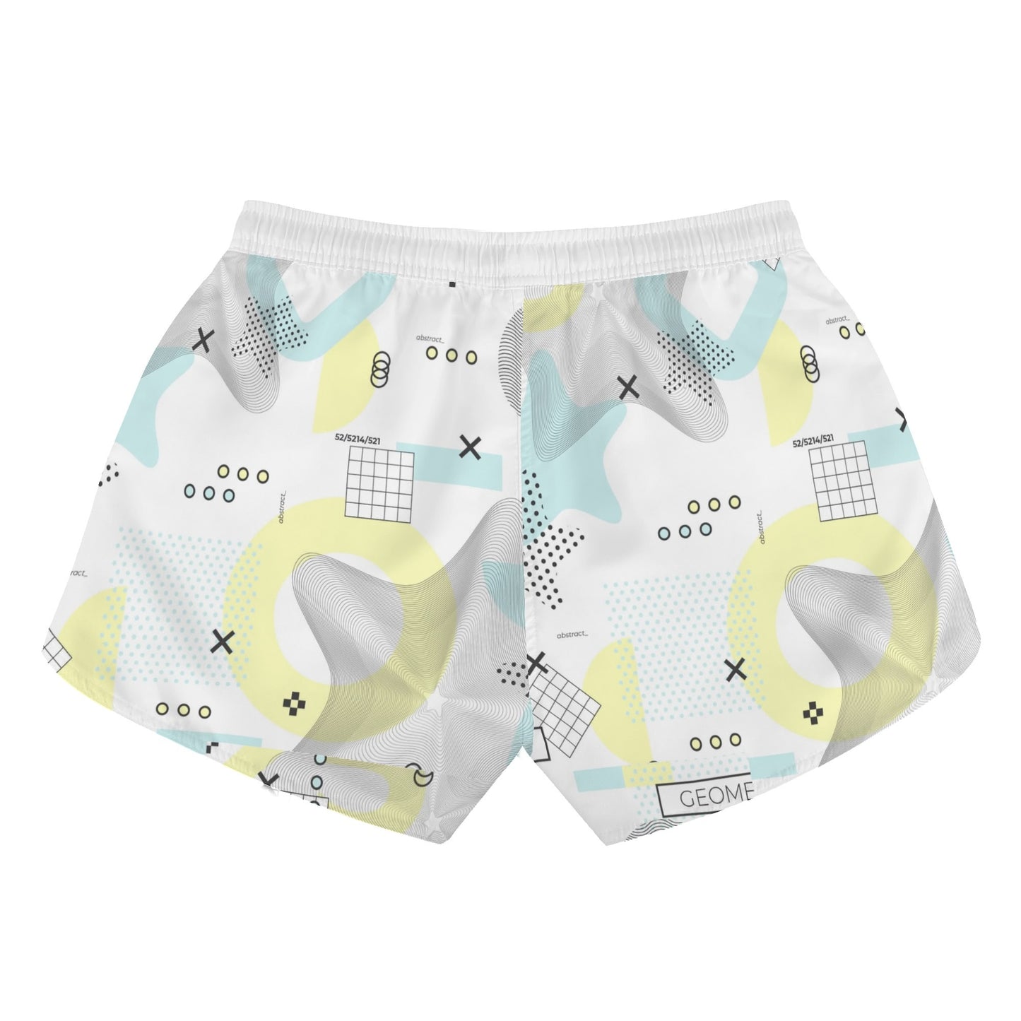 Summer Fit Womens Beach Shorts with Hand Pockets & Secure Drawstring Closure