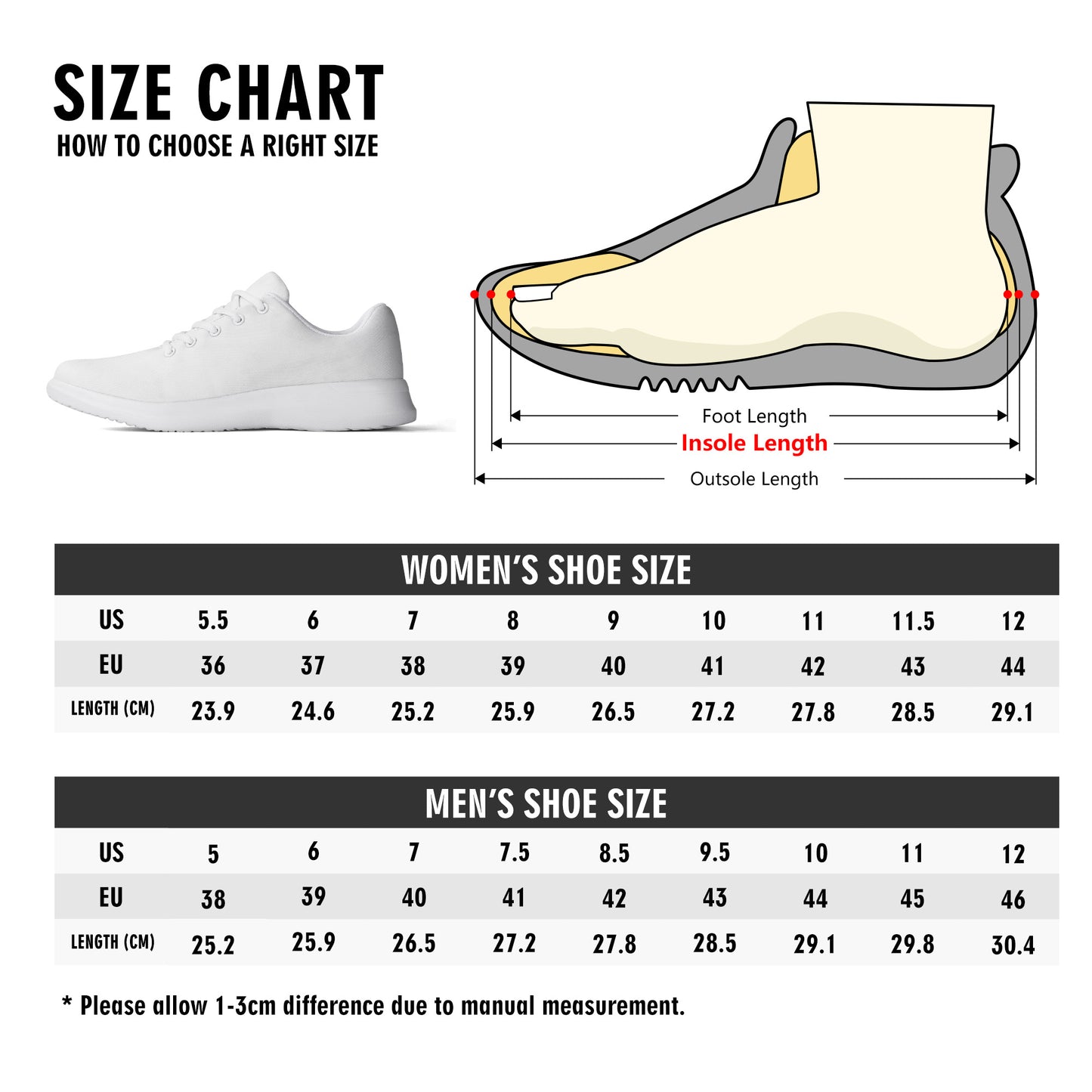 Flat Tennis Sneakers
