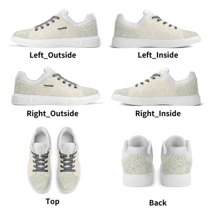 Unisex Lightweight Brand Low Top PU Mesh Sport Shoes