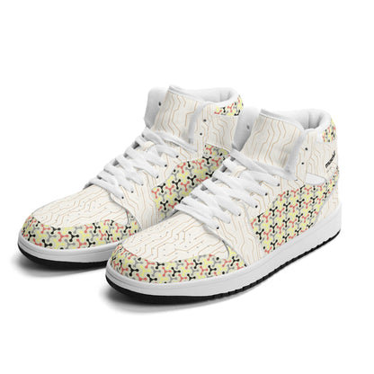 Womens Waterproof PU Leather Sneakers - Chic Retro Style & Comfort