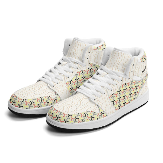 Womens Waterproof PU Leather Sneakers - Chic Retro Style & Comfort
