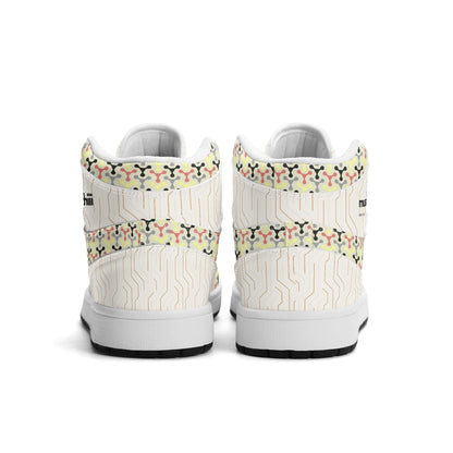 Womens Waterproof PU Leather Sneakers - Chic Retro Style & Comfort