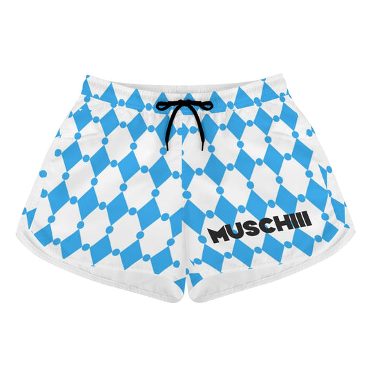 Beach Shorts for Women - Stretchable  Casual Shorts with Drawstring Waist