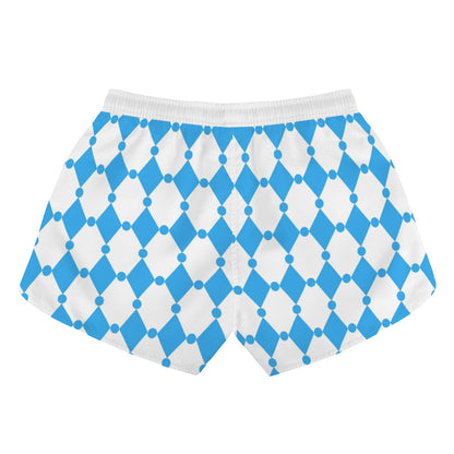 Beach Shorts for Women - Stretchable  Casual Shorts with Drawstring Waist