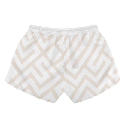 Comfortable Womens Casual Shorts for Beach and Workout - Adjustable Fit, 2-Way Stretch Design