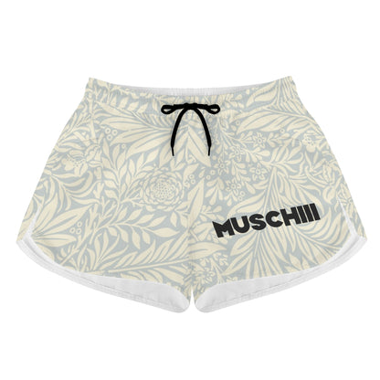 Womens Polyester Beach Shorts with Drawstring Waist - Perfect for Lounge, Workout & Daily Wear