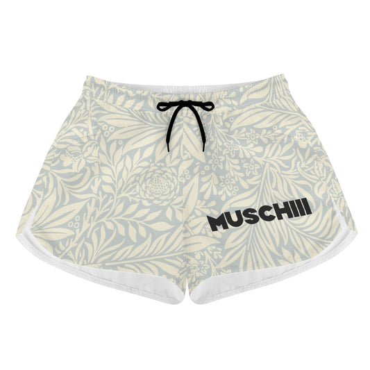 Womens Polyester Beach Shorts with Drawstring Waist - Perfect for Lounge, Workout & Daily Wear