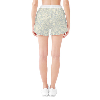 Womens Polyester Beach Shorts with Drawstring Waist - Perfect for Lounge, Workout & Daily Wear